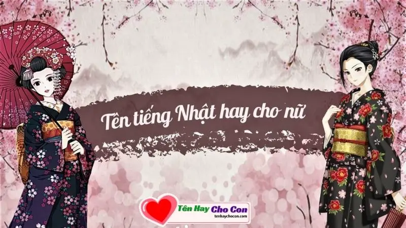 Tên tiếng Nhật hay cho nữ