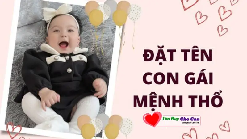 Đặt tên con mệnh Thổ